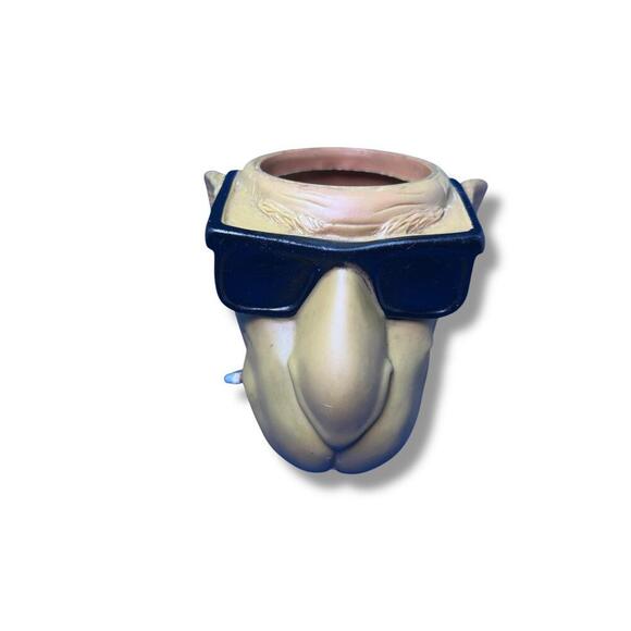1991 Joe Camel Head Mug Holder RJR Tobacco Promo Cup Barton Vintage Ashtray Base - Picture 1 of 8
